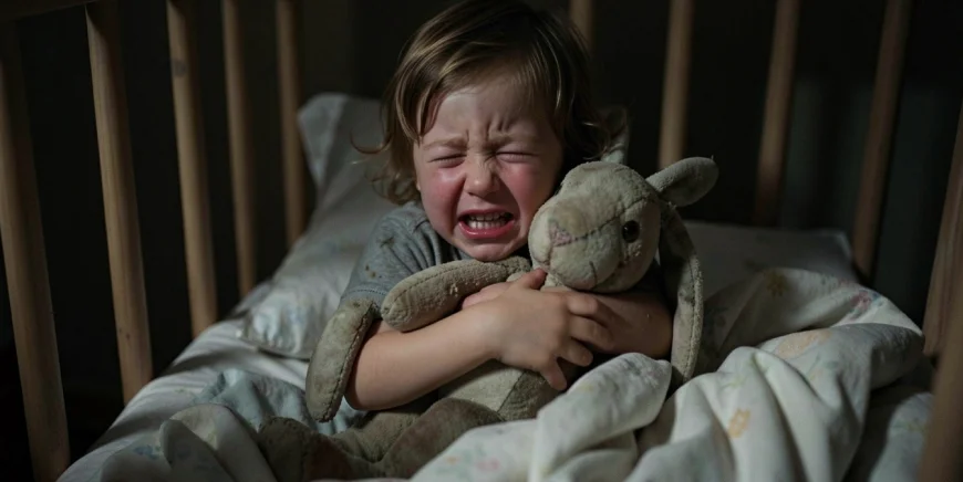 Ребенок плачет ночью: причины ночных истерик и советы для родителей