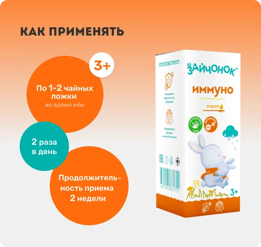 Сироп Иммуно. Способ применения